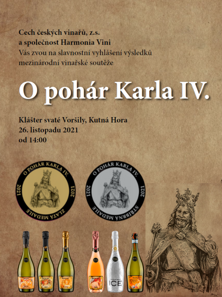 Šesť medailí pre Mucha Sekty z vinárskej súťaže O pohár Karla IV.